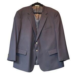 Architect Suit Jacket Mens Size 50 PTSHT Navy Blue 2 Button Lined Blazer